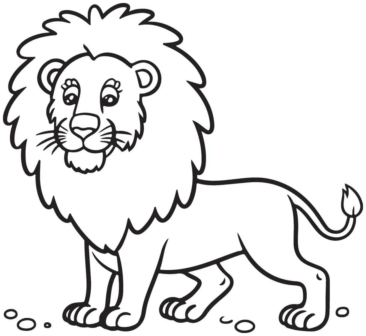 Lion coloring book page illustration colouring book 46525994 vector art