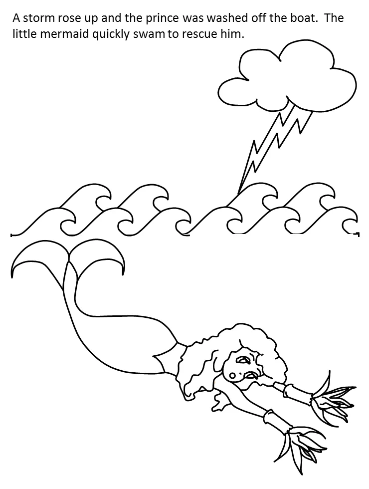 The Little Mermaid Coloring Pages