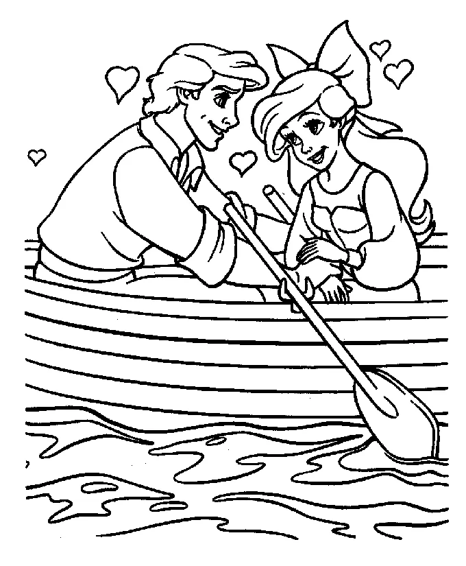 The little mermaid Coloring Pages