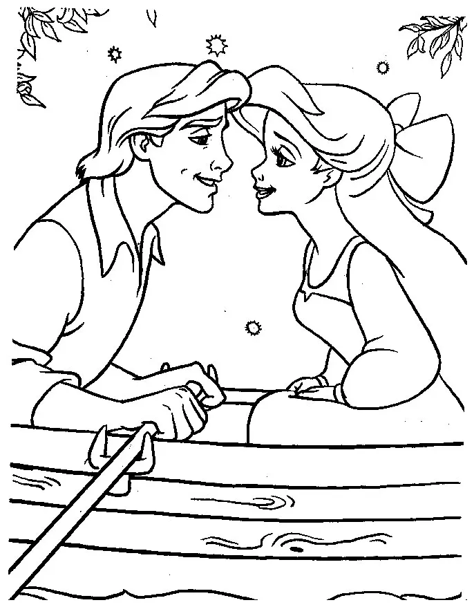 The little mermaid Coloring Pages
