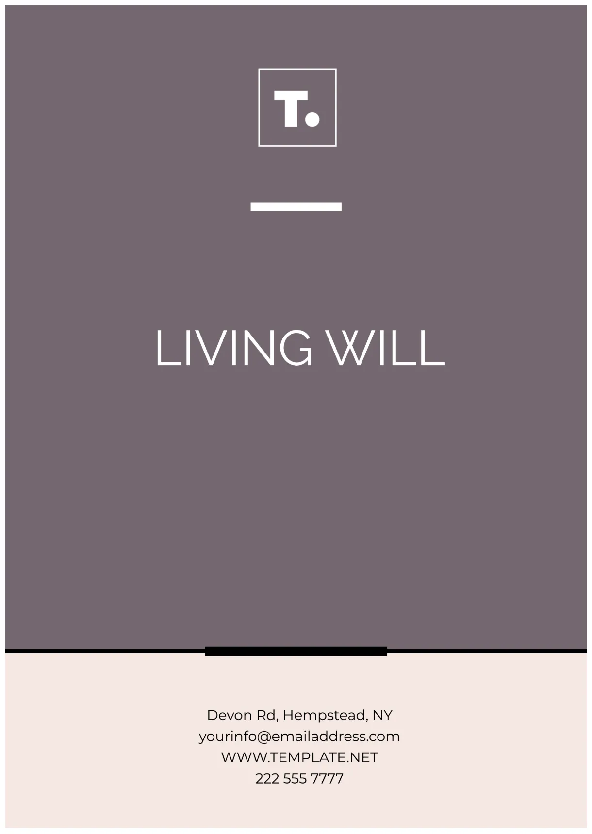 Free Living Will Template to Edit Online