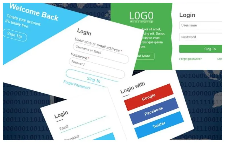 Login Form Template Free Download - HTML Codex