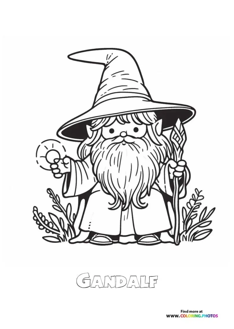 Lord of the rings coloring pages for kids free print or download