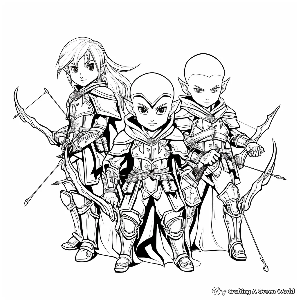 Elf coloring pages free & printable!