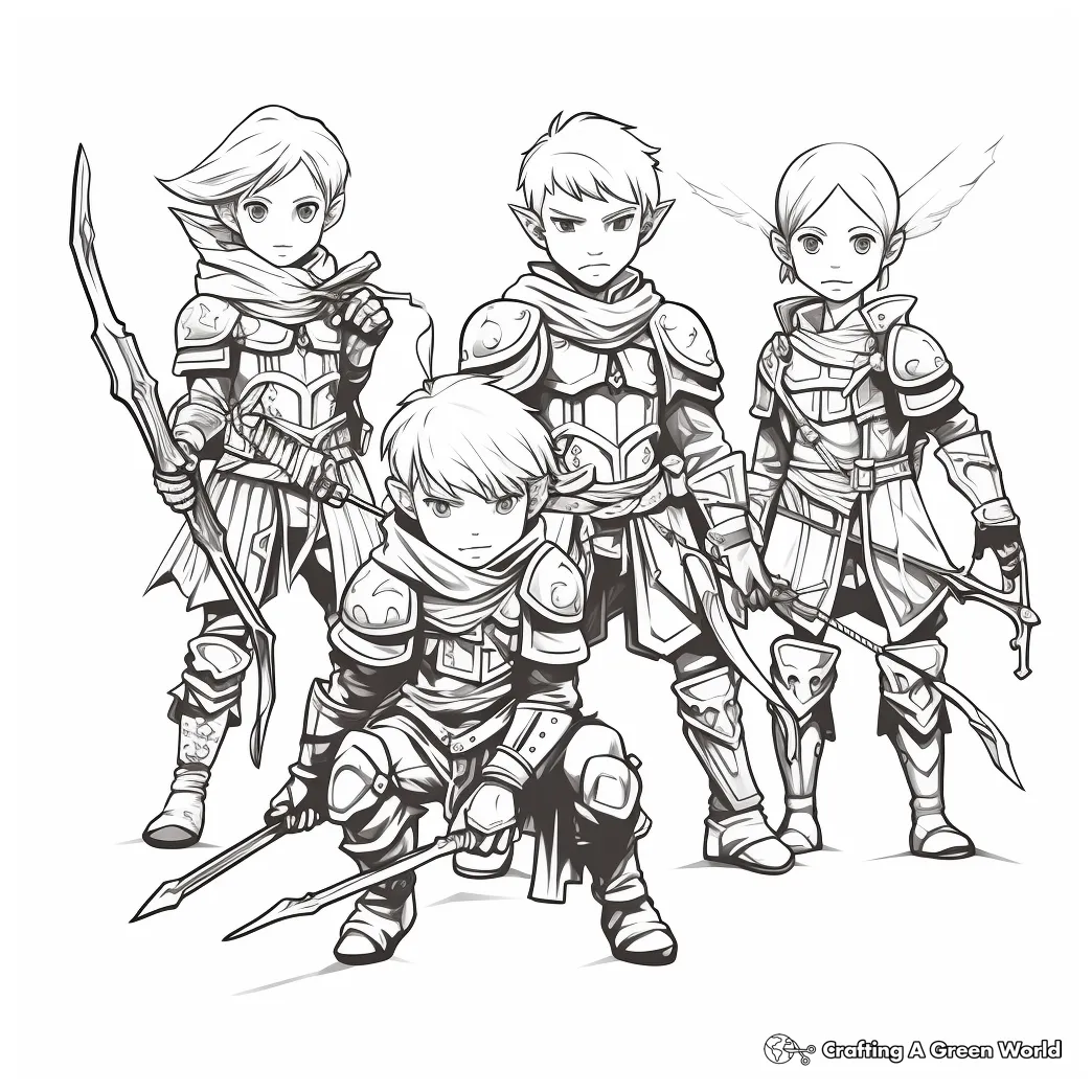 Elf coloring pages free & printable!