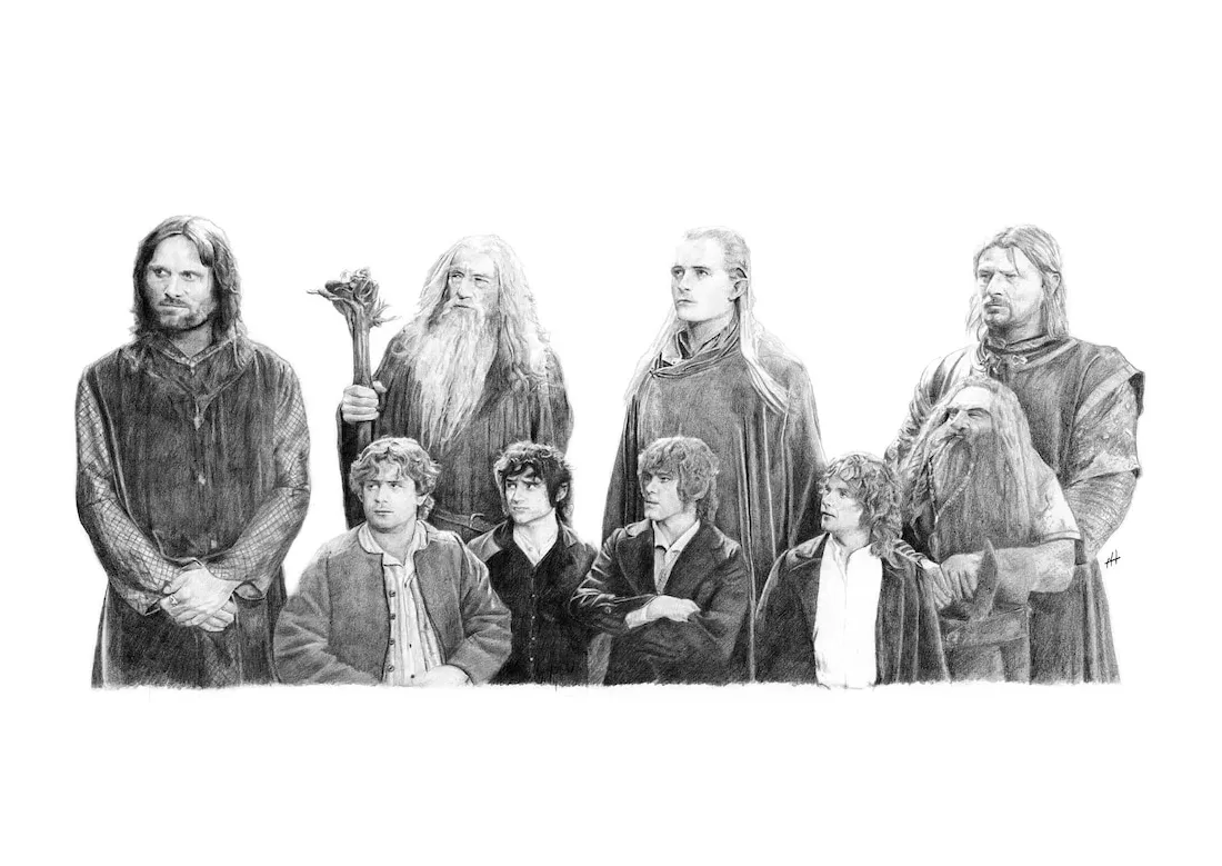 Lord of the Rings - THE FELLOWSHIP - Etsy