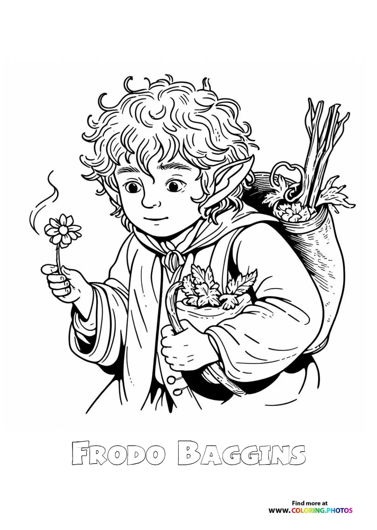 Lord of the Rings - Coloring Pages for kids | Free print or download