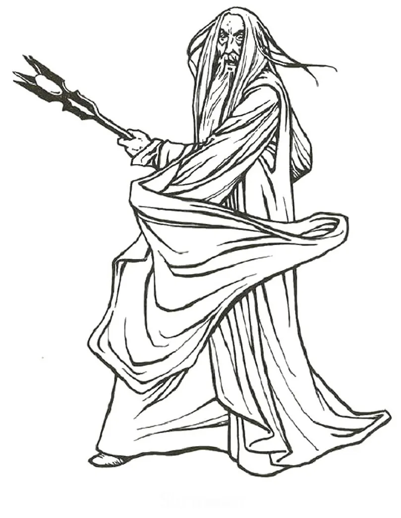 Free Printable Lord of The Rings Coloring Pages For Kids