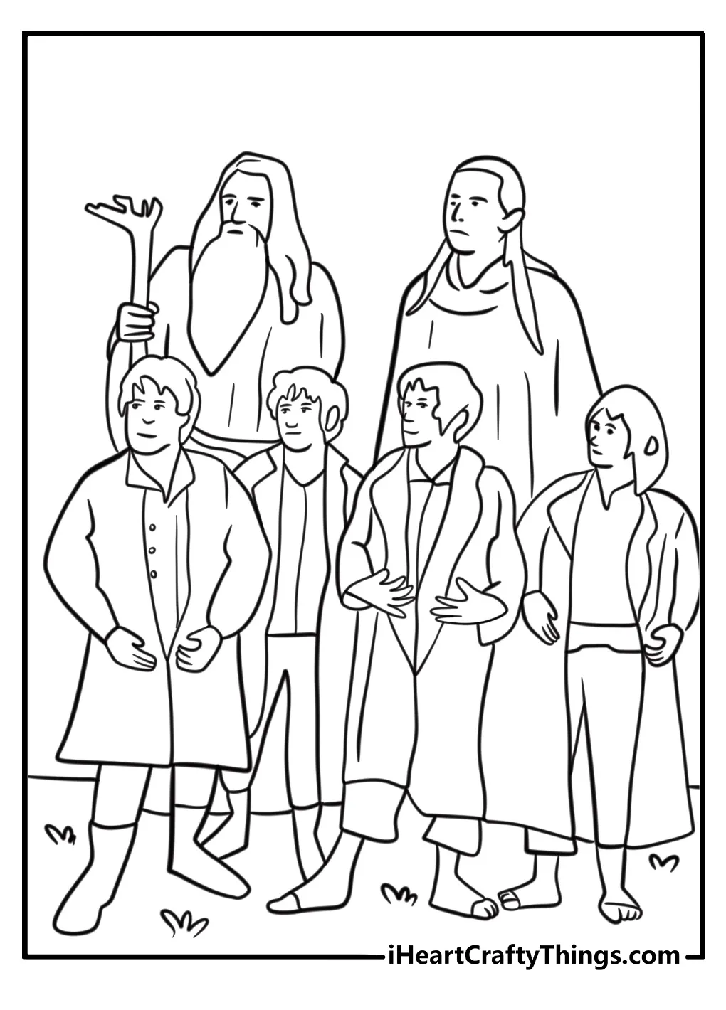 25 Free Lord Of The Rings Coloring Pages For Kids