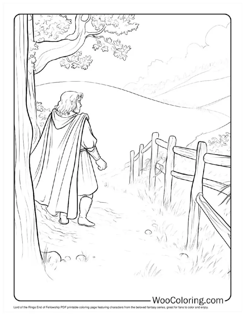 100+ Lord Of The Rings coloring pages (Free PDF To Print) | Woo Coloring