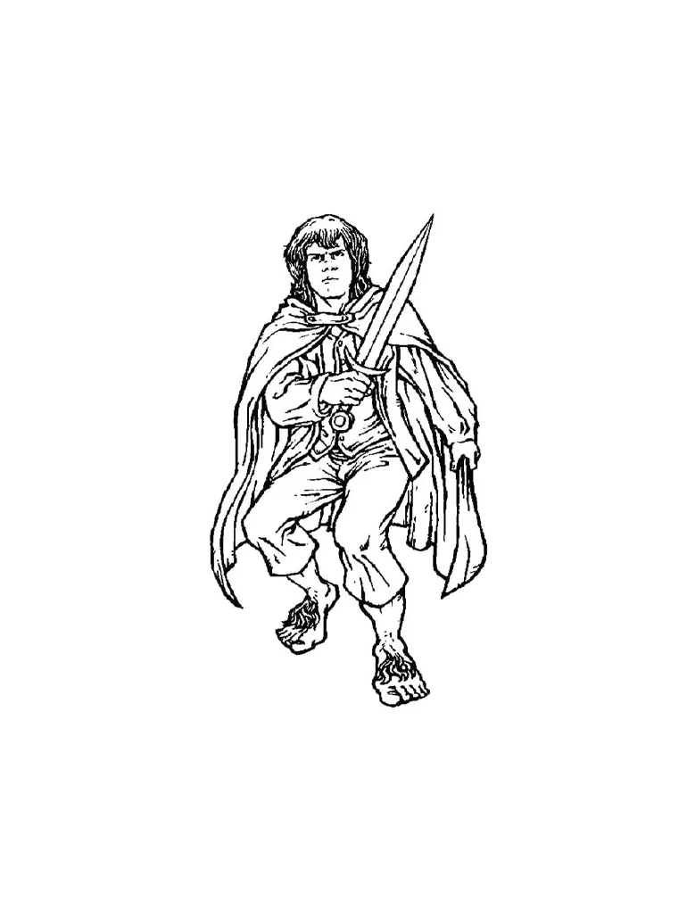 Hobbit coloring pages