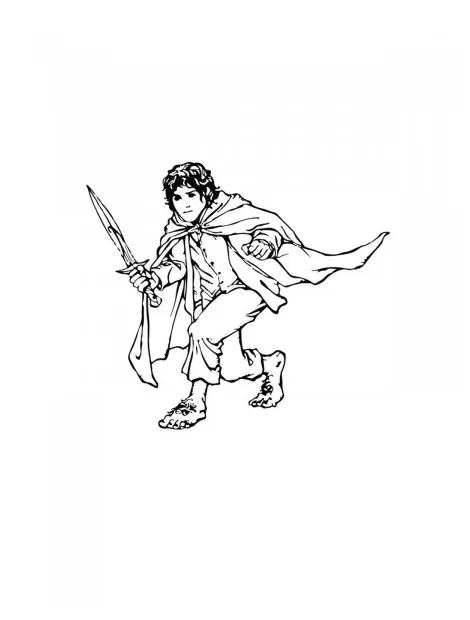 Hobbit coloring pages printable coloring page