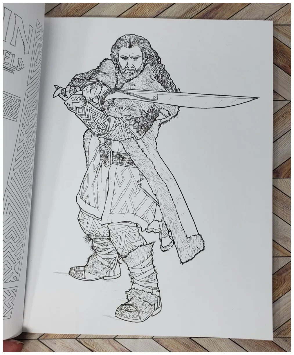 Hobbit character coloring pages [2025]