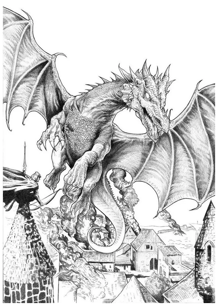 Characters of the hobbit coloring pages, the lord of the rings