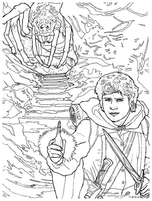 Hobbit coloring page » turkau