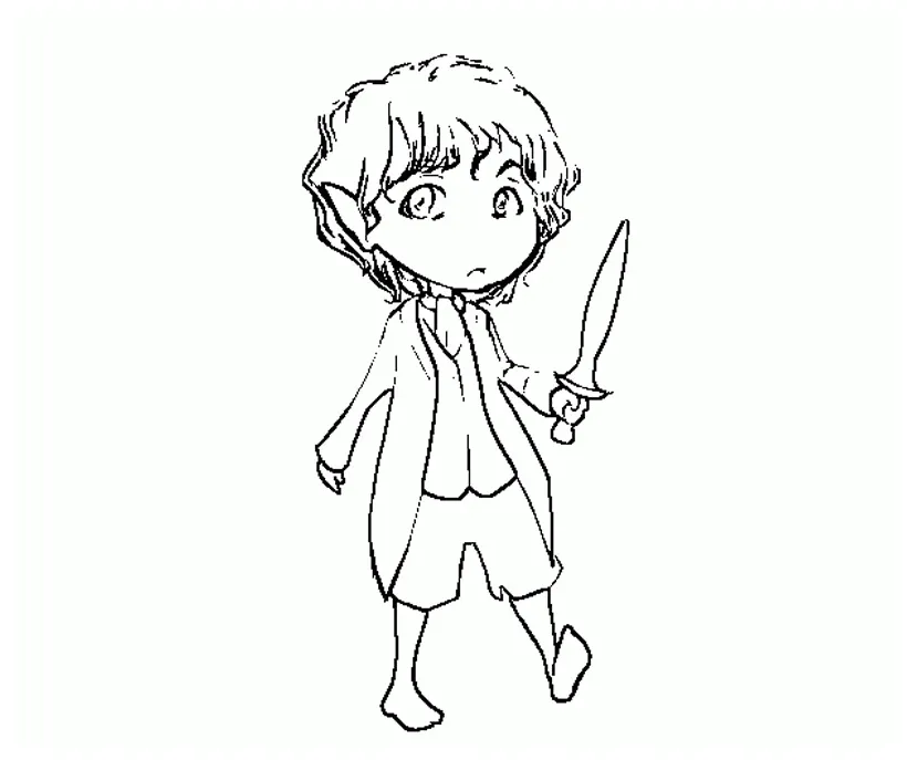 Explore middle earth with hobbit coloring pages