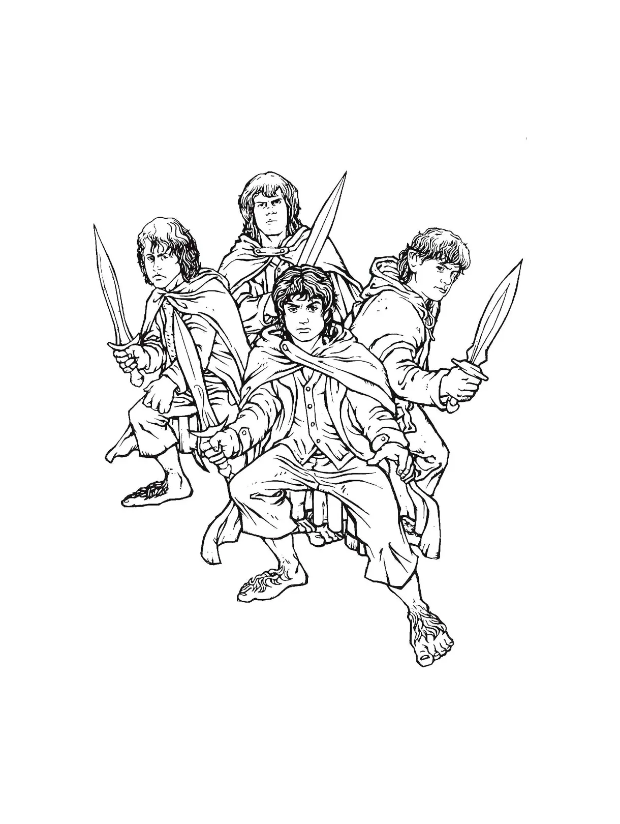 Hobbit coloring pages