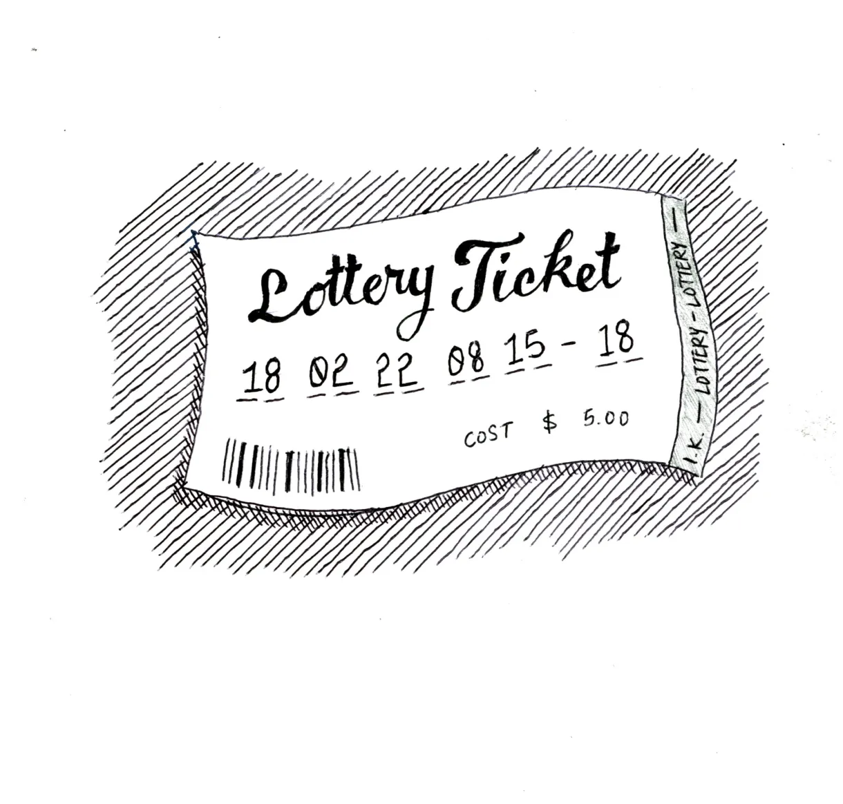 Lottery ticket drawing at paintingvalley explore collection of