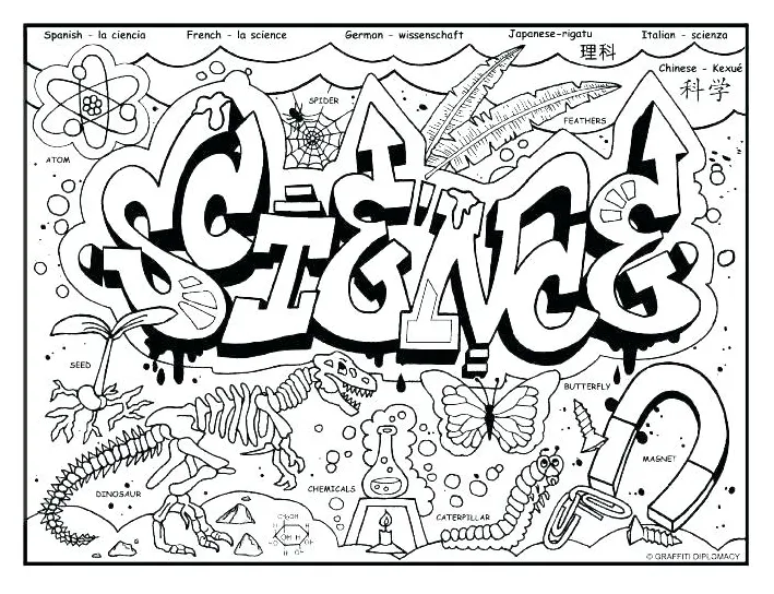 Mad Scientist Coloring Page at GetColorings.com | Free printable