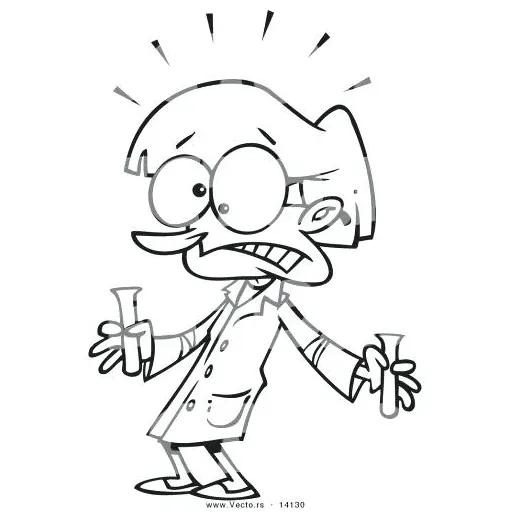 Mad Scientist Coloring Page at GetColorings.com | Free printable