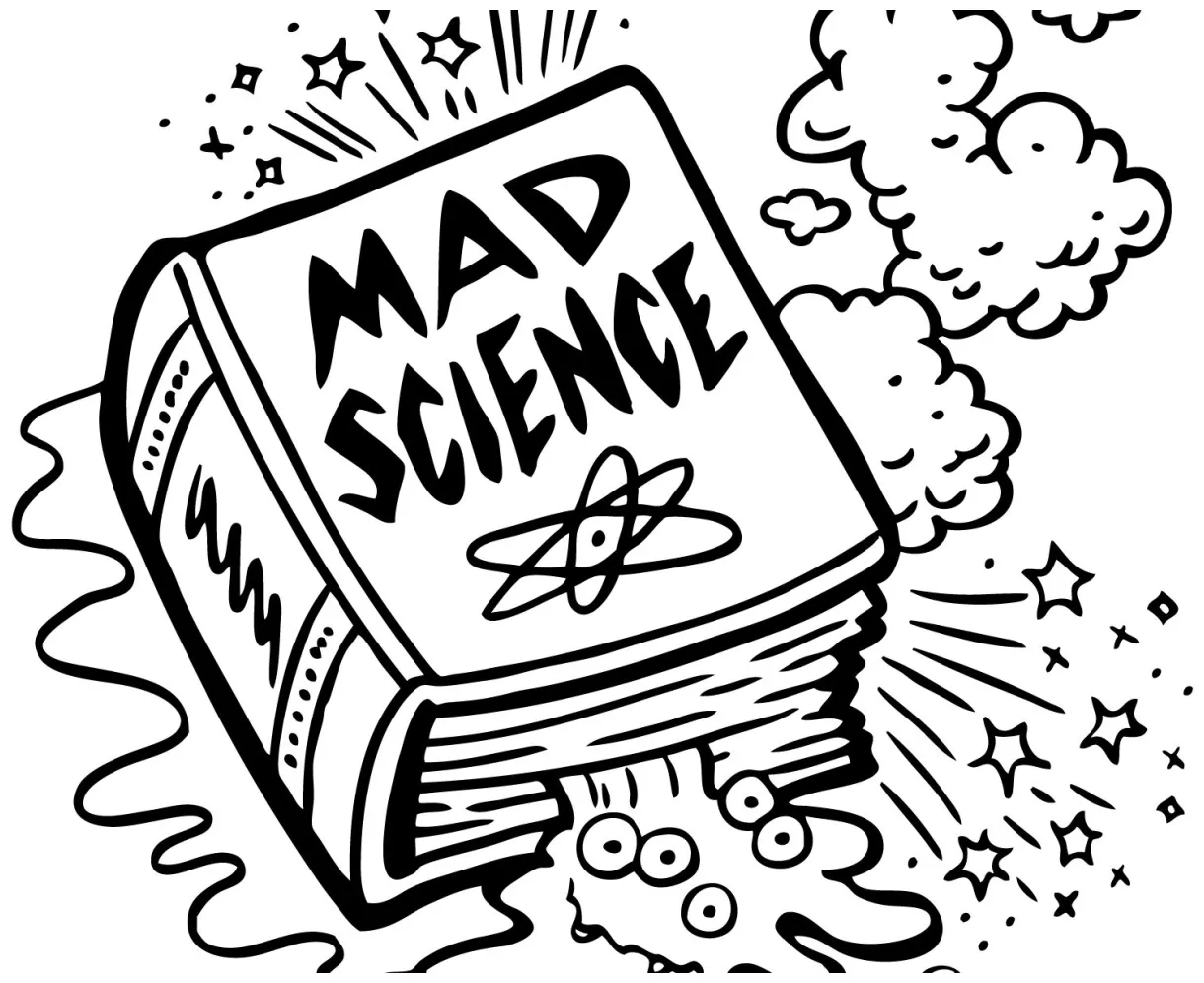 Mad Scientist Coloring Page at GetColorings.com | Free printable