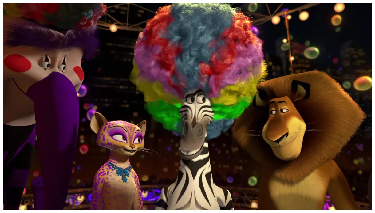 "Da-da-dadadada-da-da, circus, da-da-dadadada-da-da, afro! Circus afro