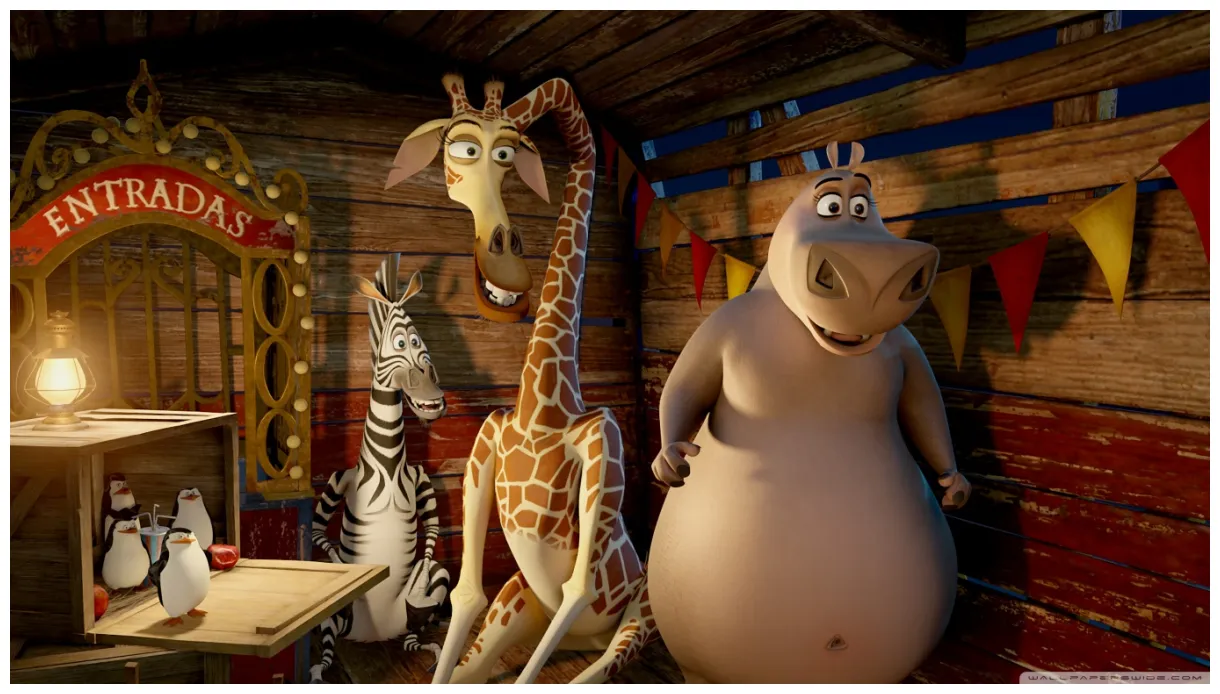 Madagascar 3 circus train u for ultra and tv