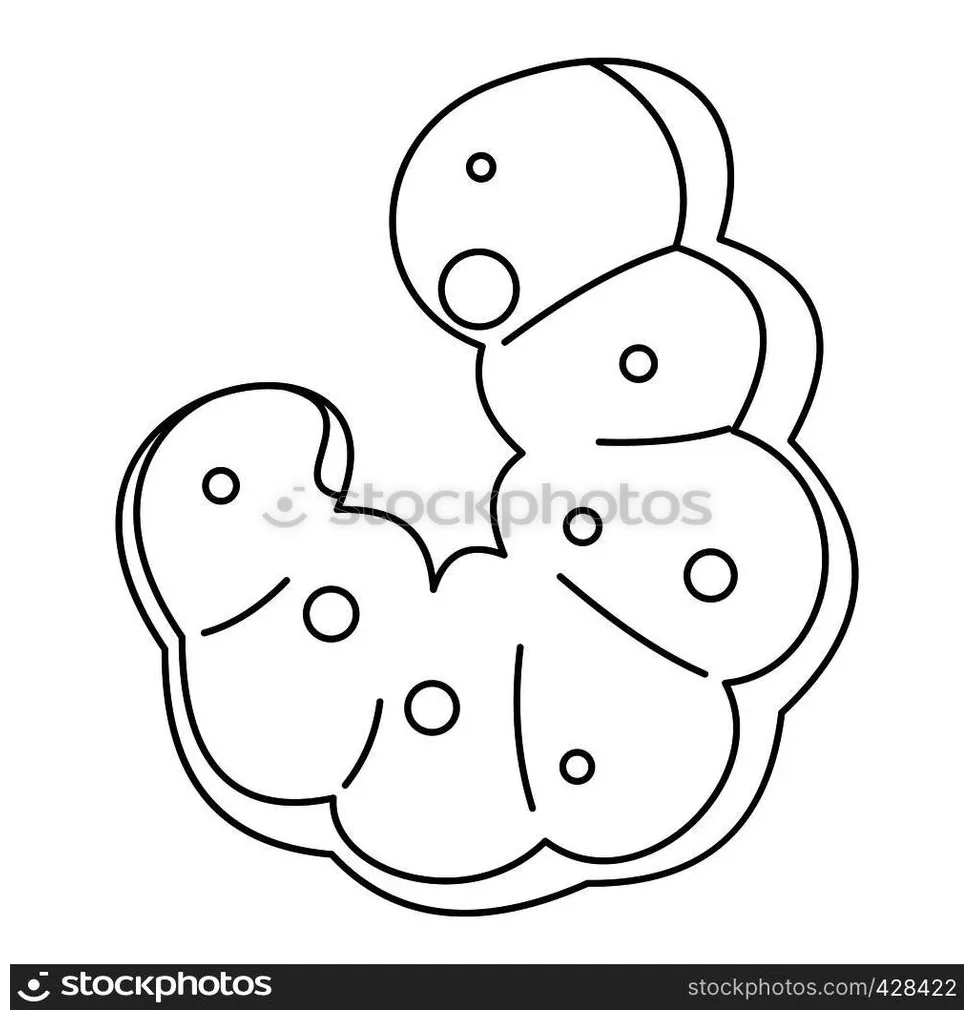 Maggot icon. outline illustration of maggot vector icon for web. maggot