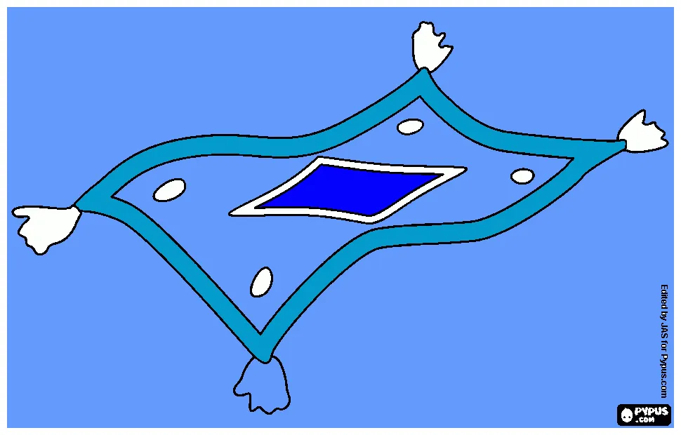 Magic Carpet coloring page, printable Magic Carpet