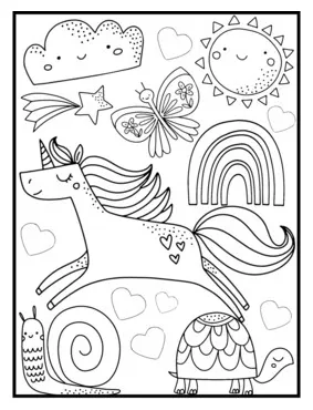 Magical coloring pages coloring sheets fantasy coloring book