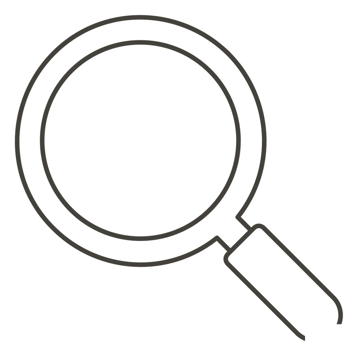 Magnifying glass tilted left coloring page colouringpages