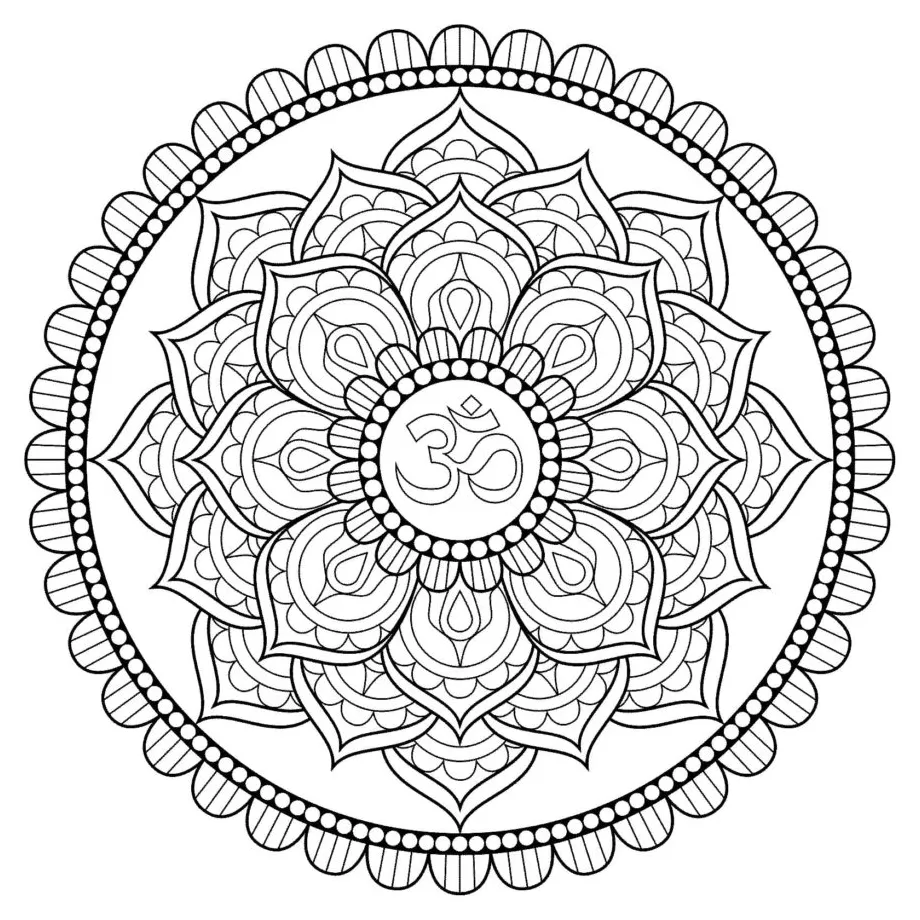 Coloriage mandala 100 pages à colorier à imprimer gratuits printable coloring page