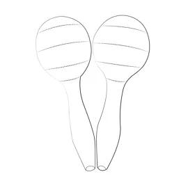 Maraca Coloring Pages for Kids Printable Free Download