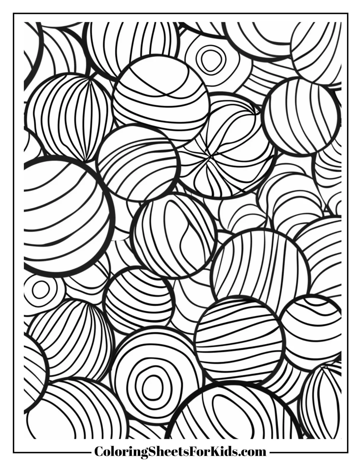 Marbles Coloring Pages (Free to Download) - Coloring Sheets For Kids