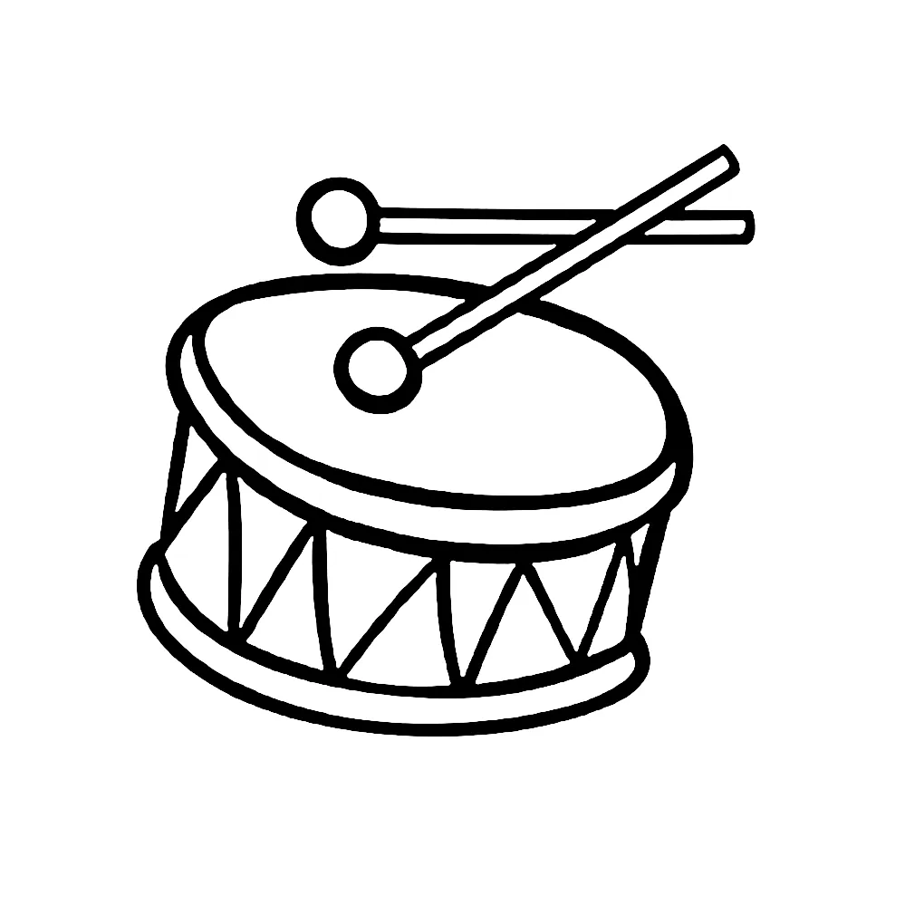 Drum: Coloring Pages & Books - 100% FREE and printable!