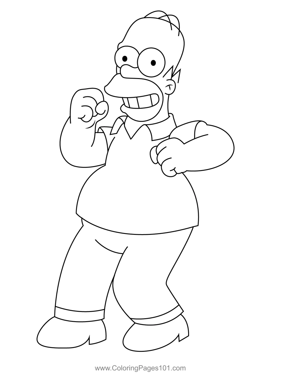 Simpson Coloring Page Free Maggie Simpson Coloring Pages