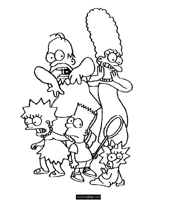 Marge Simpson Coloring Pages at GetColorings.com | Free printable