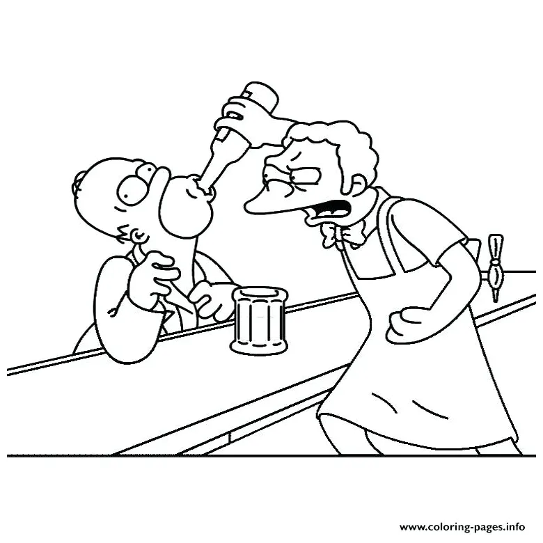 Marge Simpson Coloring Pages at GetColorings.com | Free printable