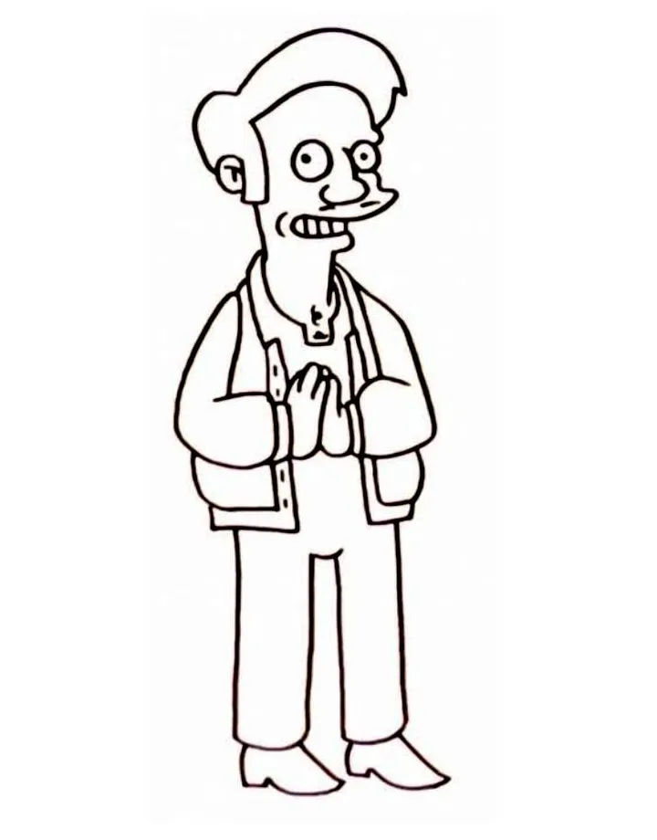 Marge Simpson Coloring Page | Coloringus.com