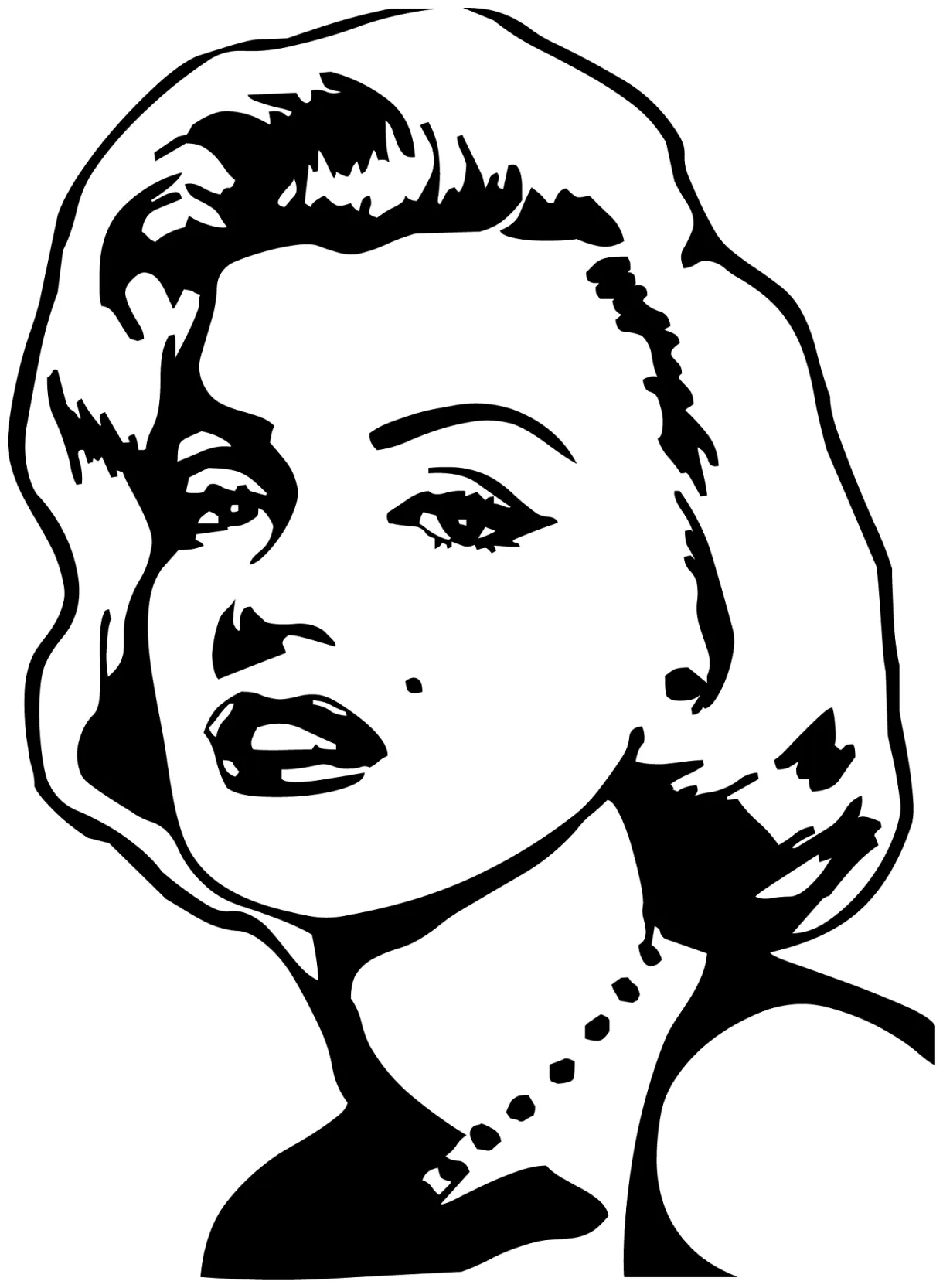 Marilyn Monroe Coloring Pages | Activity Shelter