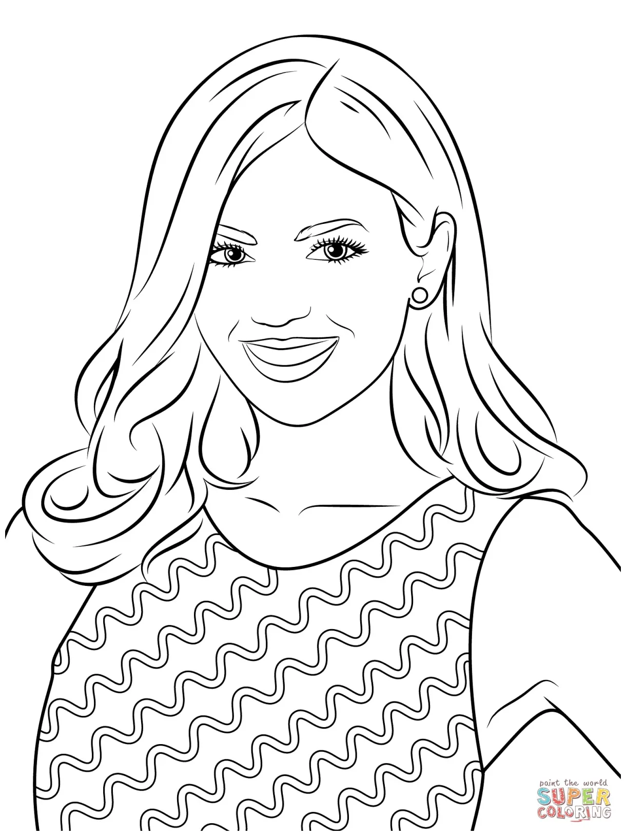 Marilyn Monroe Coloring Page at GetColorings.com | Free printable