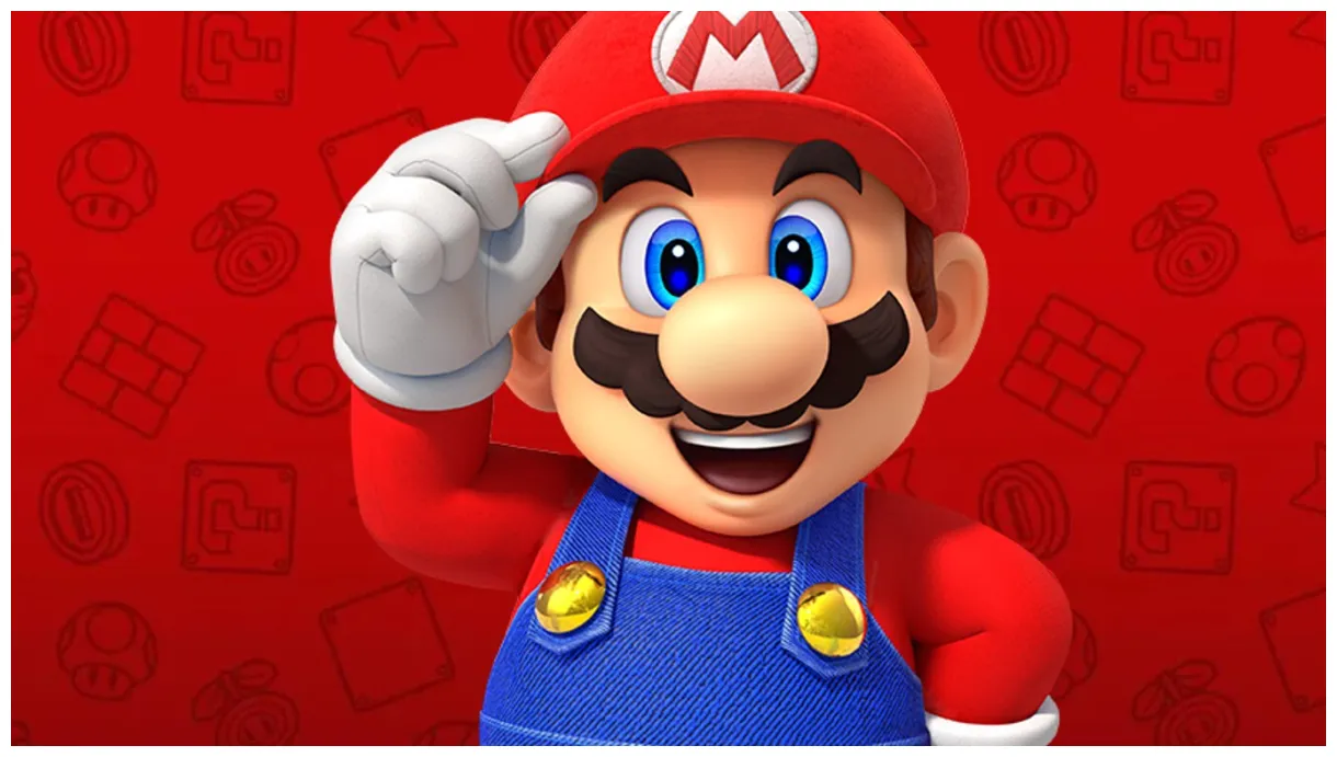 ¿de qué color es el bigote de mario bros? printable coloring page