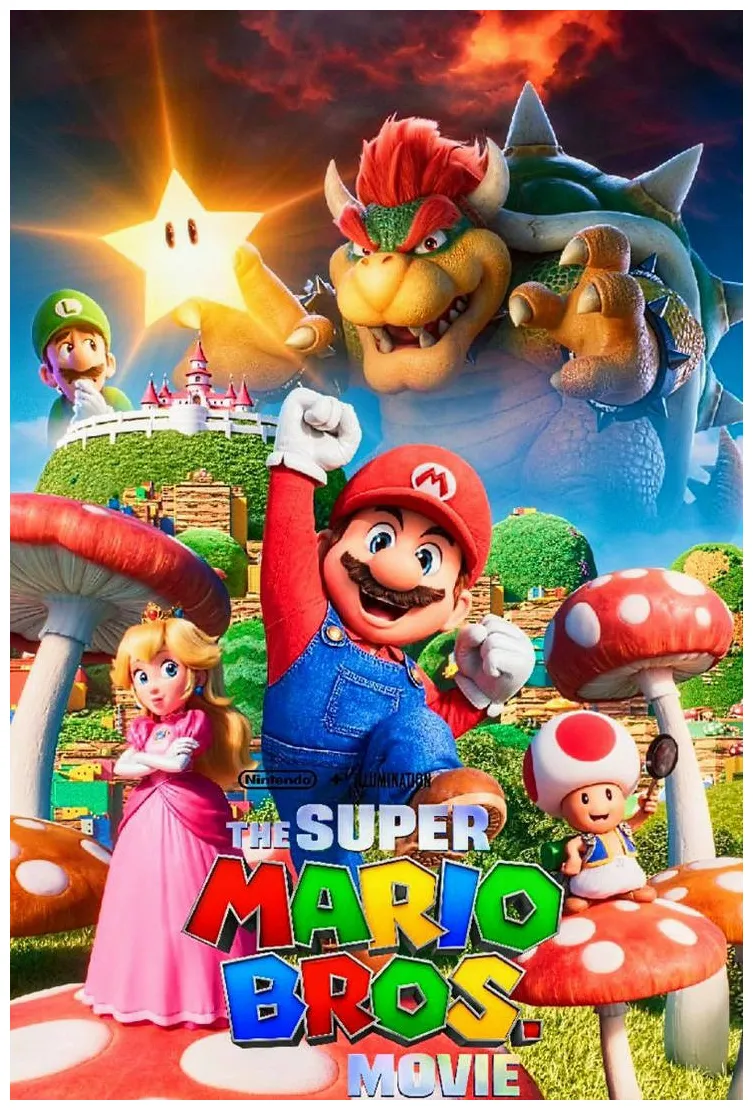 The super mario bros. movie poster by blackdoom0 on deviantart