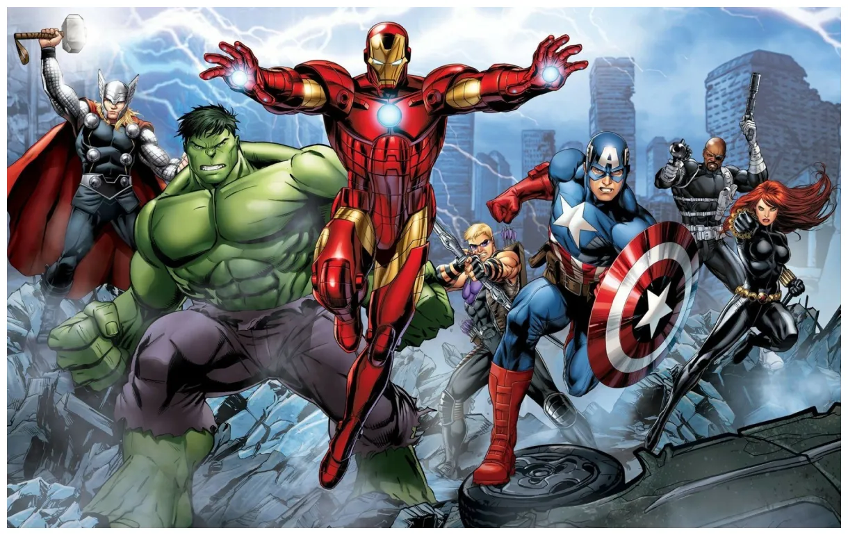 Avengers assemble iron man, captain america & marvel heroes unite!