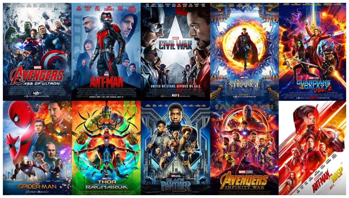 Mcu ranking all 30 marvel movie posters from worst to best