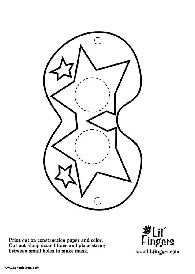 Coloring page mask free printables img 3209