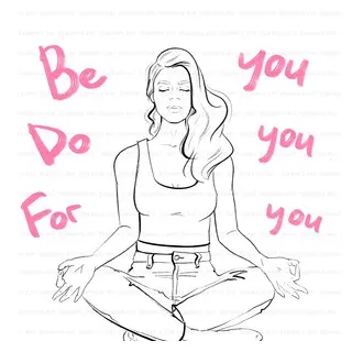 #coloring book, yoga coloring, procreate printable coloring page