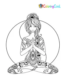 Printable Meditation Image Coloring Pages - Coloring Cool