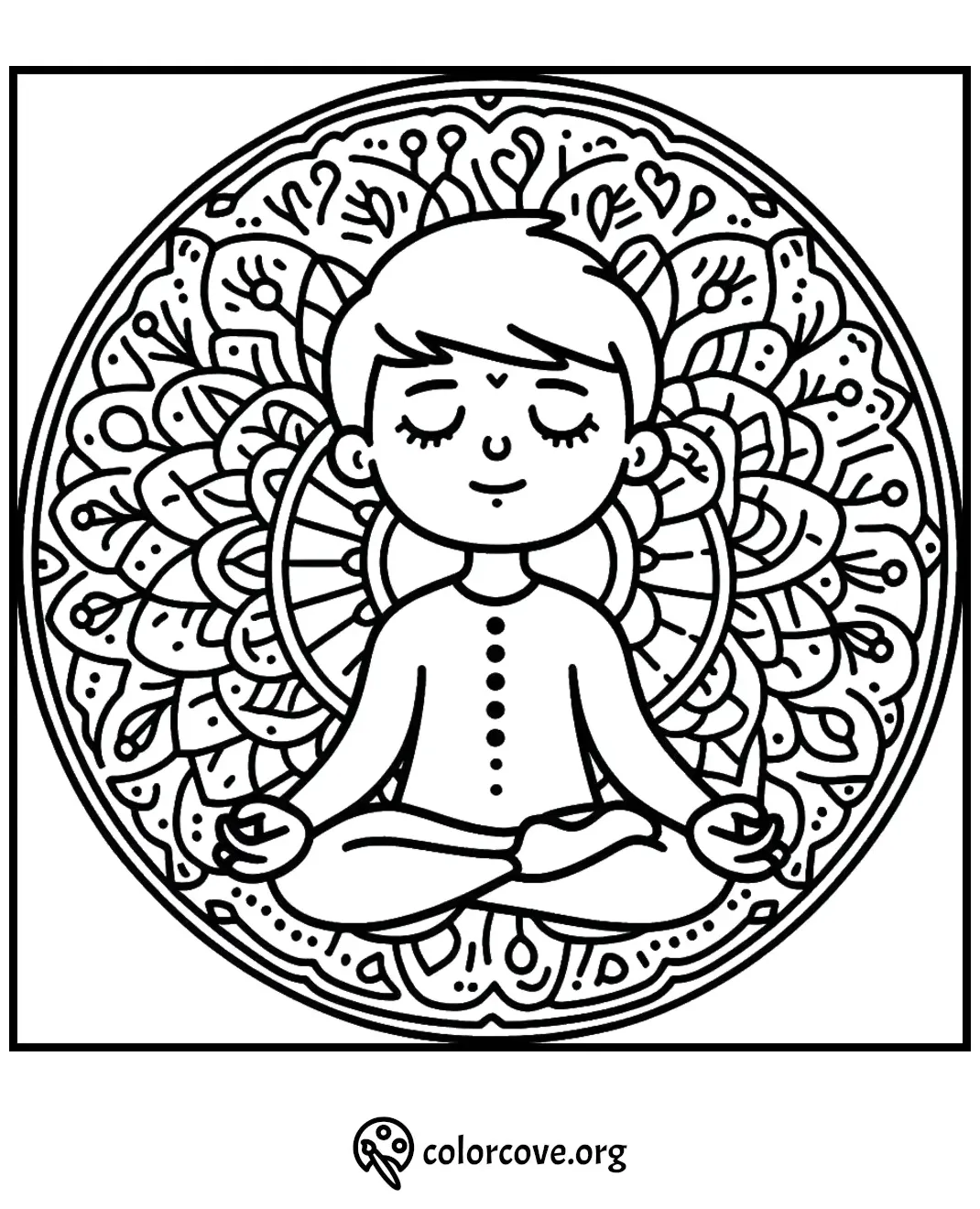 28 free meditation coloring pages the color cove