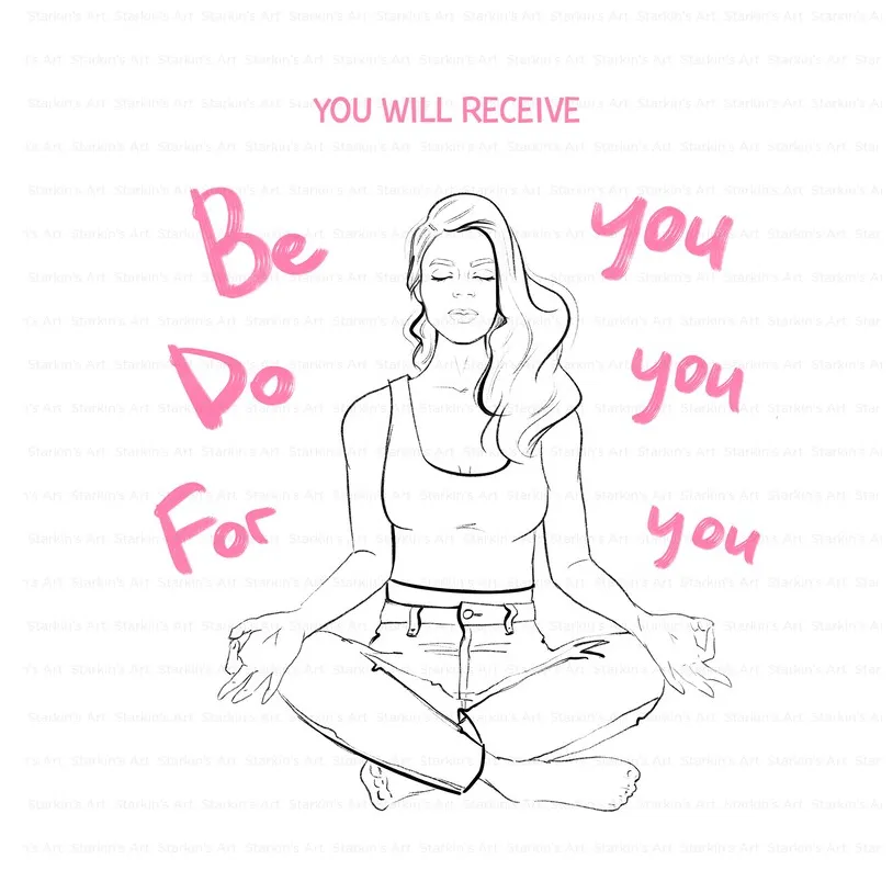Meditation coloring page coloring book yoga coloring etsy